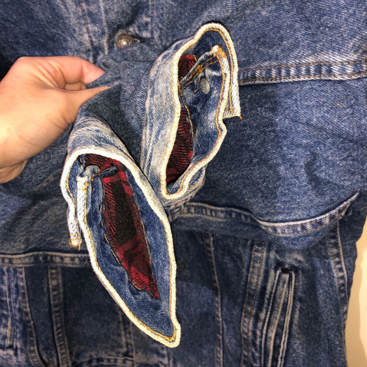  Levi's Denim жакет USA производства 70417-9316 печать 527
