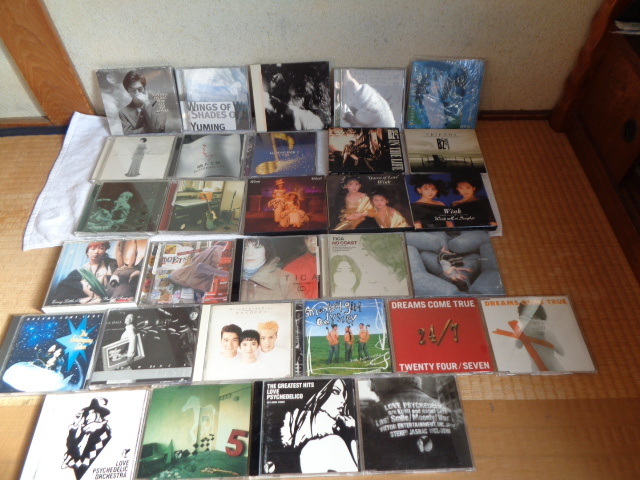 CD 邦楽 色々まとめて 30枚/アルバム24枚+マキシ6枚/帯付き含む美品多し/ロック?ポップス?他/ユーミン?尾崎豊?小田和正?ドリカム?他/