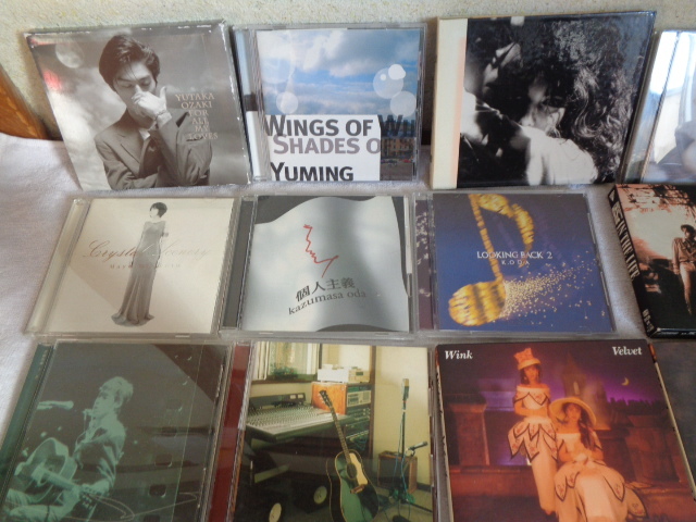 CD 邦楽 色々まとめて 30枚/アルバム24枚+マキシ6枚/帯付き含む美品多し/ロック?ポップス?他/ユーミン?尾崎豊?小田和正?ドリカム?他/