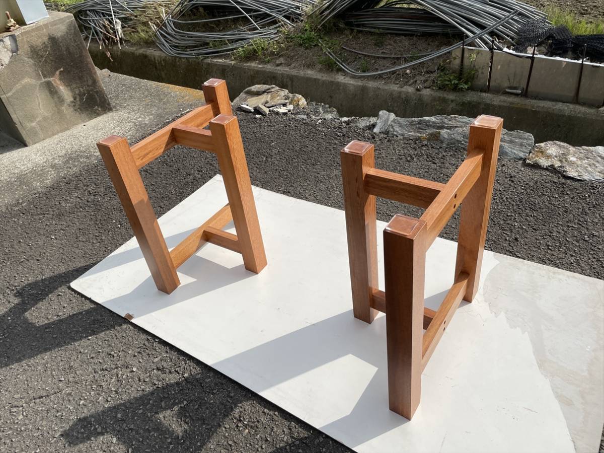 花林テーブル脚 1セット ダイニングテーブル 一枚板 DIY 花林テーブル脚 1セット ダイニングテーブル 一枚板 DIY