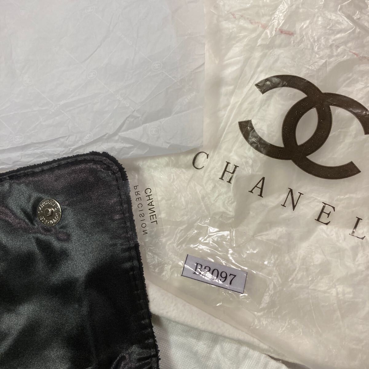 CHANEL ショルダーバッグ コットンブラック 希少ノベルティ 未 CHANEL ショルダーバッグ コットンブラック 希少ノベルティ 未