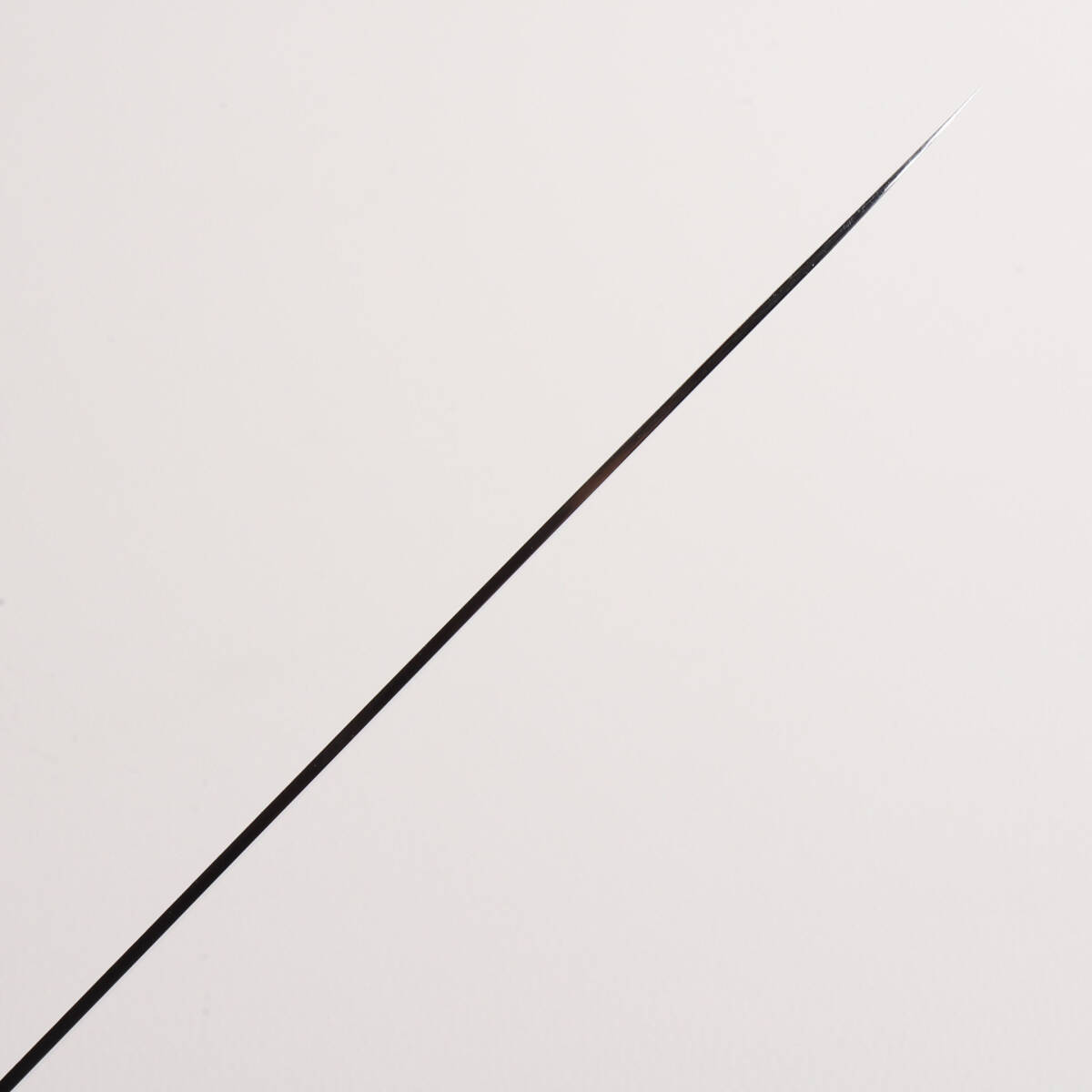 9027 極薄柳刃包丁 尺（刃渡り300mm）世界一薄い 厚み1.7mm 高光沢度鏡面仕上げ（完全手研ぎ）刺身包丁 和包丁 本刃付け 黒檀黒水牛八角柄