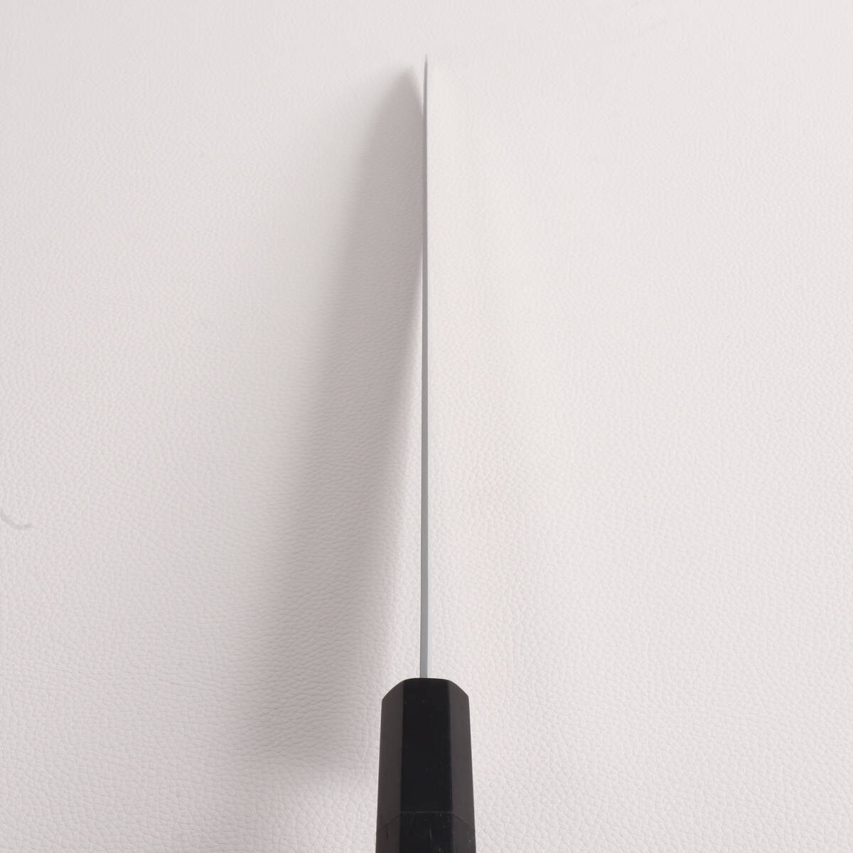 9027 極薄柳刃包丁 尺（刃渡り300mm）世界一薄い 厚み1.7mm 高光沢度鏡面仕上げ（完全手研ぎ）刺身包丁 和包丁 本刃付け 黒檀黒水牛八角柄