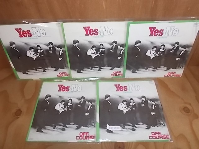 epr9596　【未確認(rèn)】　オフコース/Yes No　EP5枚セット