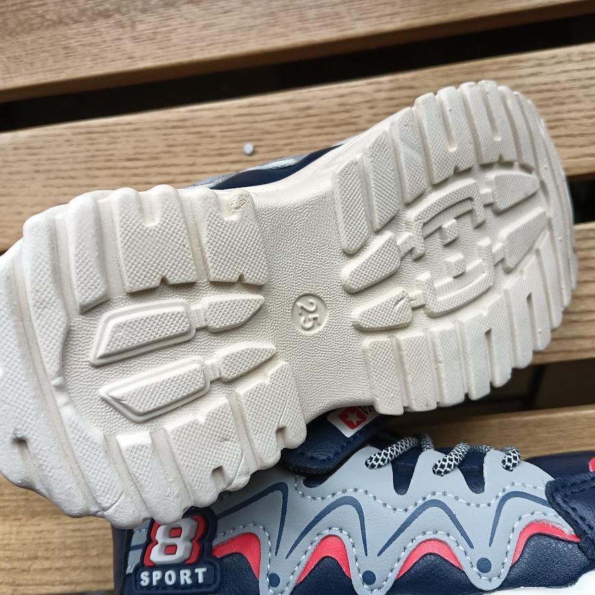  новый товар 15.5cm Kids спортивные туфли голубой обувь обувь толщина низ [T161]
