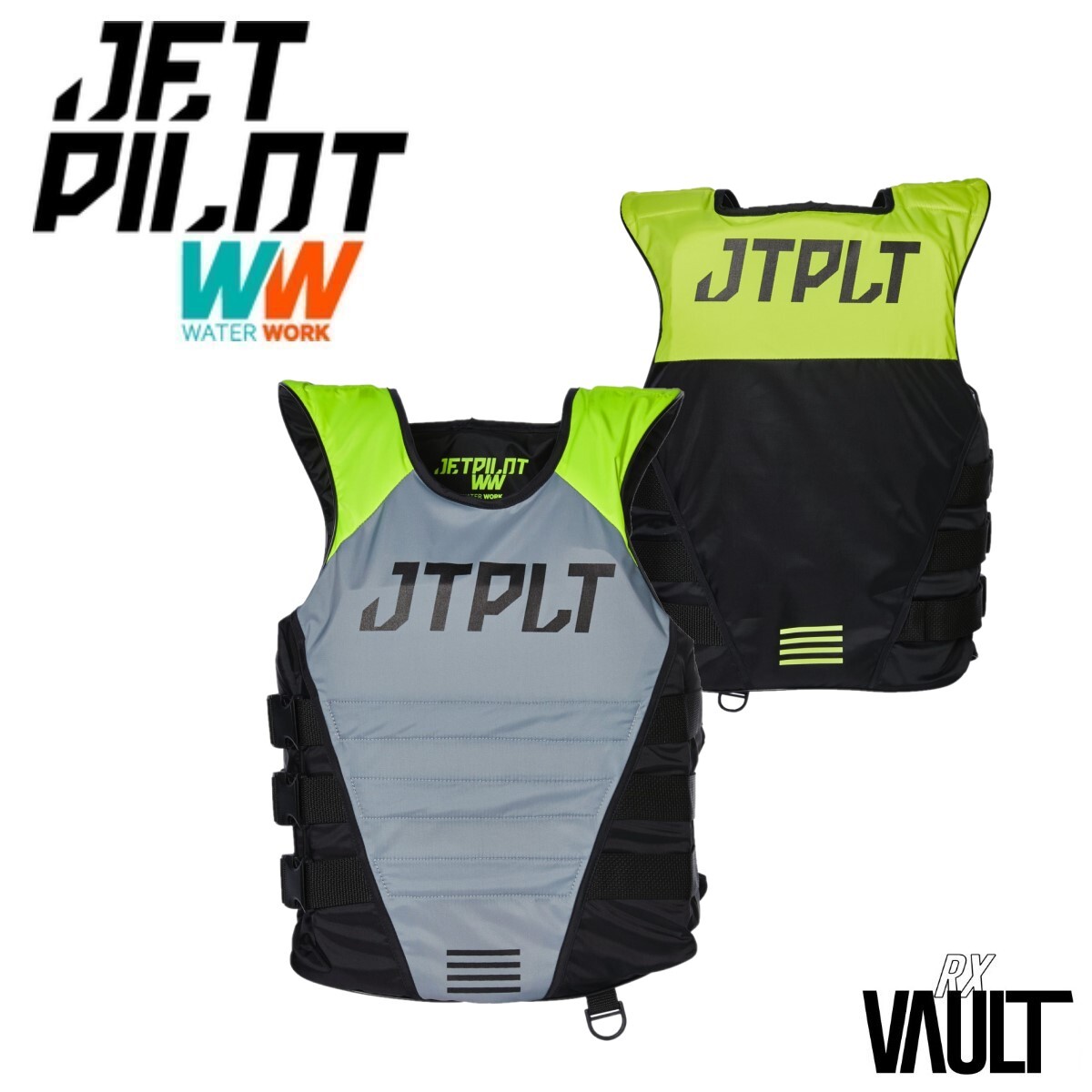ジェットパイロット JETPILOT 2023 JCI認(rèn)定ベスト 送料無料 RX VAULT S/E ナイロン CGA ベスト JA22129CGA イエロー/ブラック L/XL