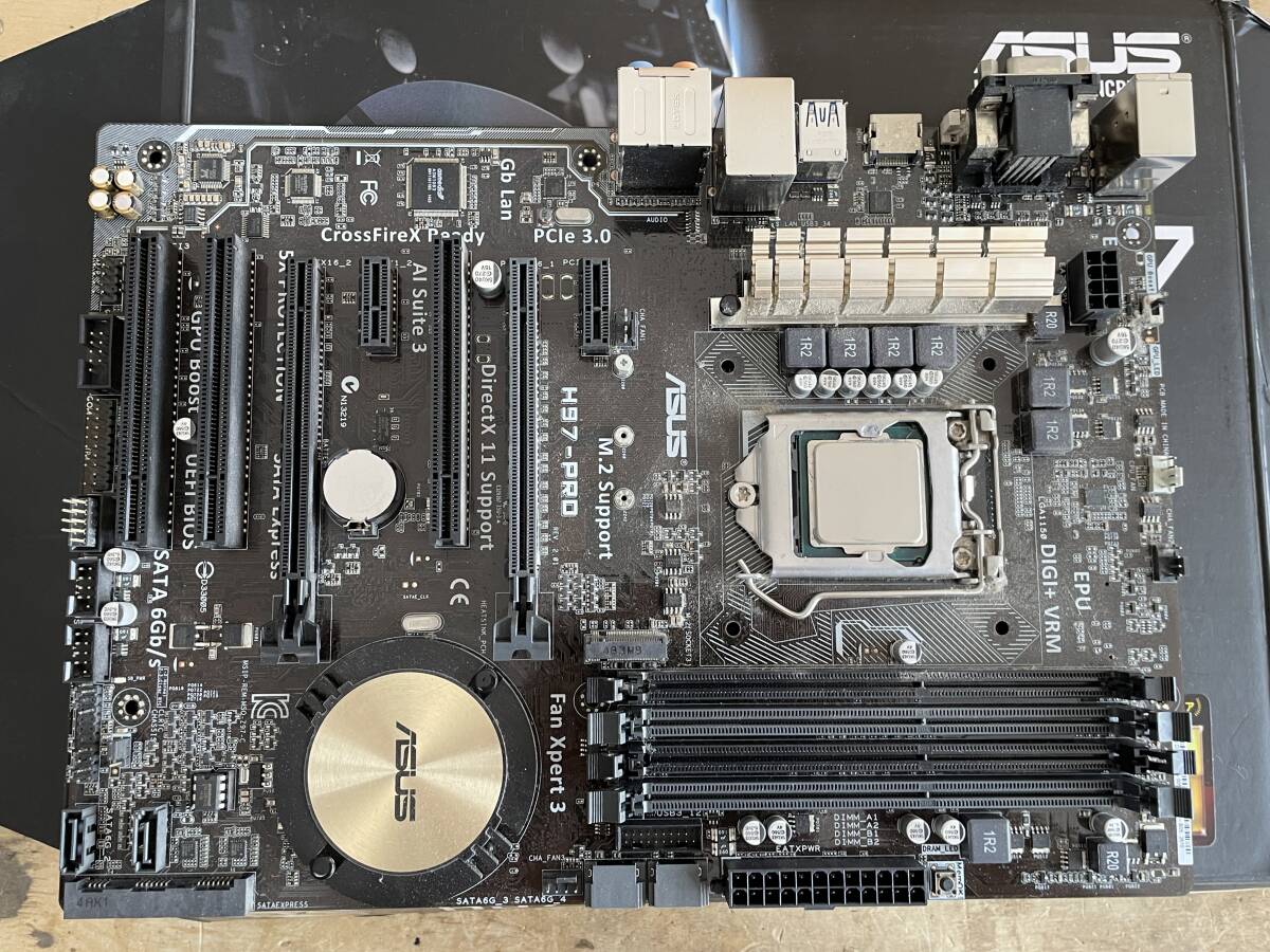 CPU:intel corei5 4590 BOX,ATXマザーボード :ASUS H97 PRO CPU:intel corei5 4590 BOX,ATXマザーボード :ASUS H97 PRO