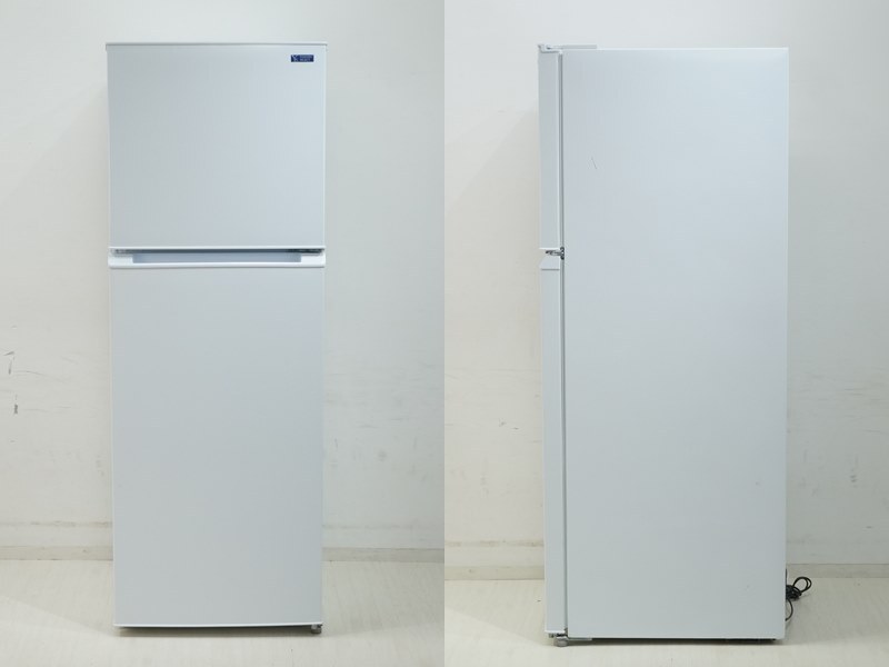 前ダ:【ヤマダセレクト】2ドア 冷凍冷蔵庫(kù) 225L YRZ-F23G1 右開(kāi)きドア 回転式制氷皿付 溫度調(diào)節(jié)ツマミ付 オフィス シングルライフ