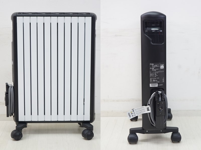 東ハ:【デロンギ】マルチダイナミックヒーター 10～13畳 MDH15-BK ④ リモコン付 サイレント暖房 やわらか暖房 ★送料無料★_画像3