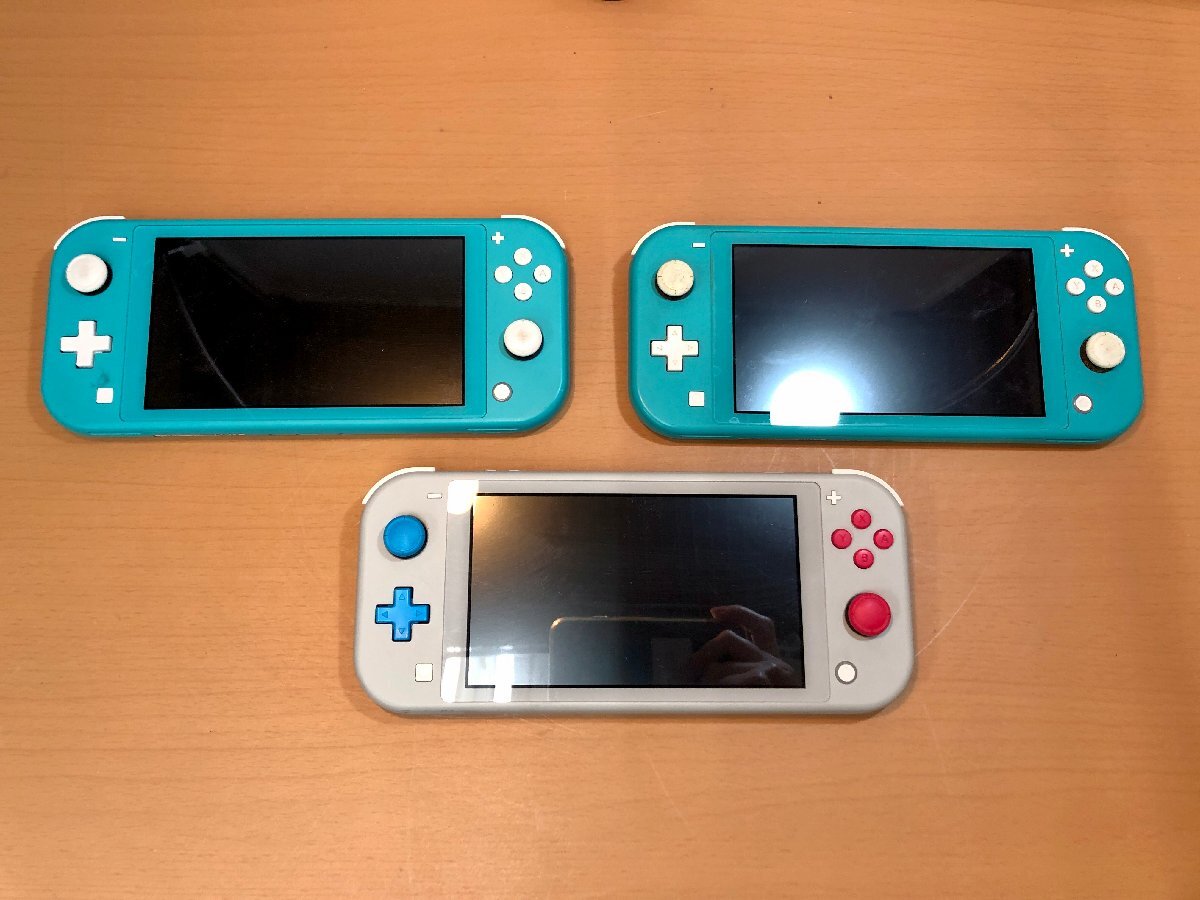 ジャンク Nintendo Switch Lite グレー 3台 まとめ(ジャンク ジャンク Nintendo Switch Lite グレー 3台 まとめ(ジャンク