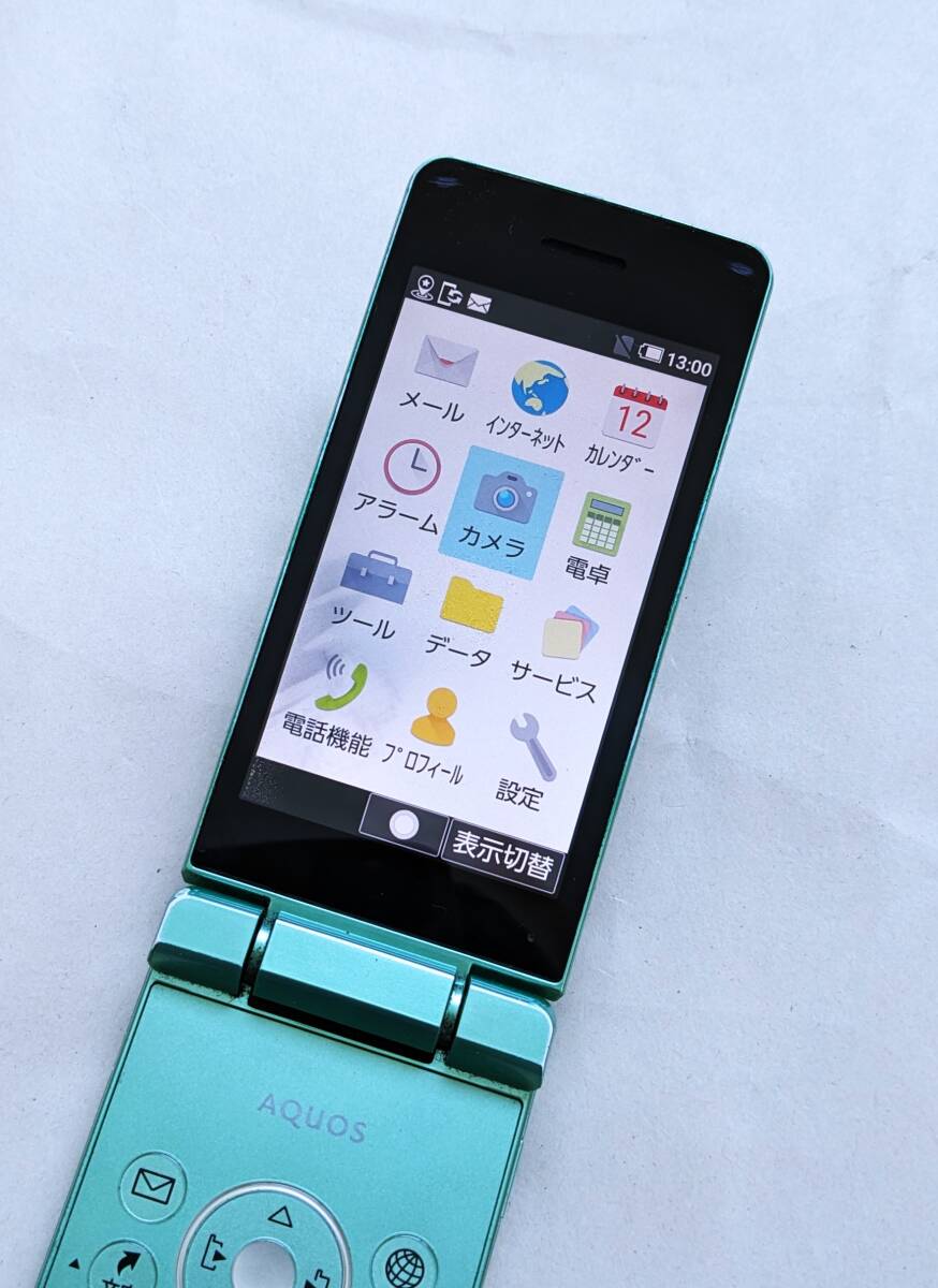 SHARP - ガラケー SIMフリー 806SH AQUOS ケータイ ケータイ3 806SH 本体 softbank版 SIMフリー