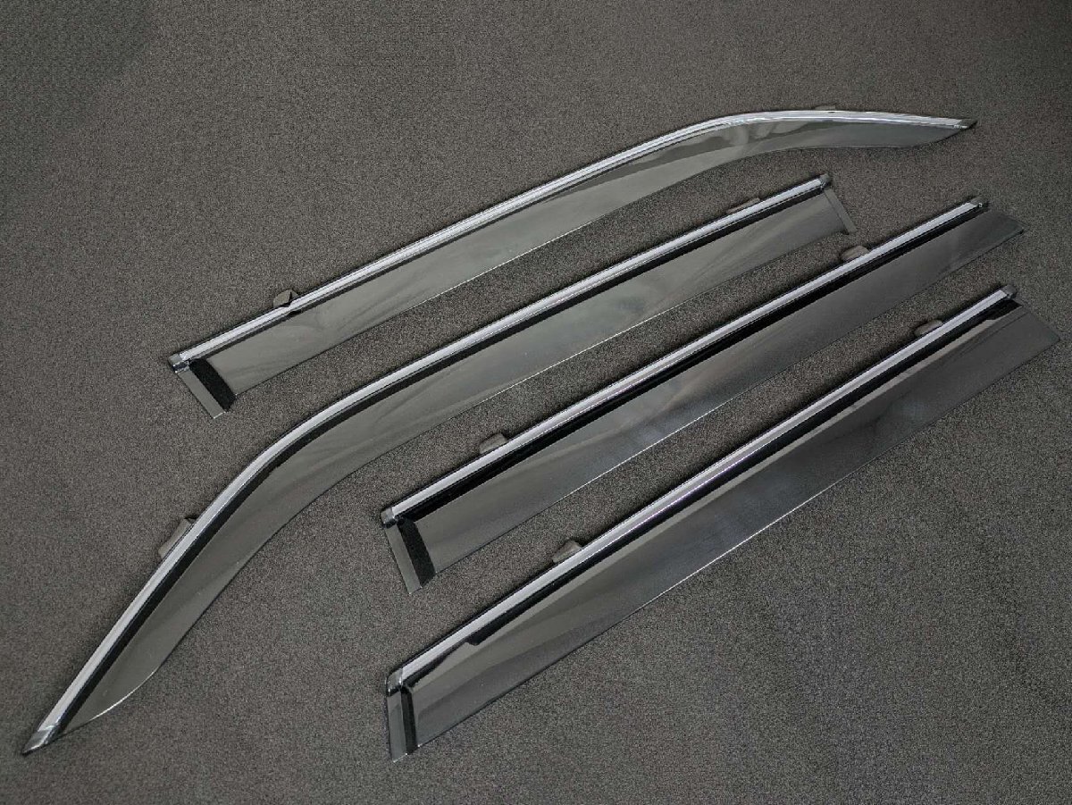 安心ビス付き♪ メッキ モール ドアバイザー サイドバイザー レガシィツーリングワゴン 2.0GT 2.5i 2.5GT BR9 BRG BRM クローム レガシー 安心ビス付き♪ メッキ モール ドアバイザー サイドバイザー BMW iX3