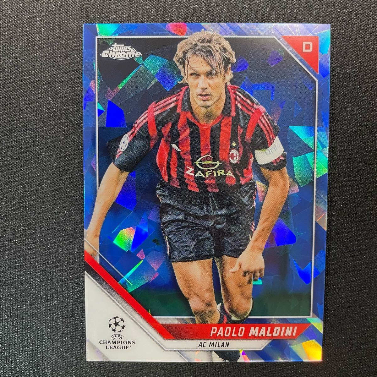2021-22 Topps Chrome Sapphire UEFA Image Variation Paolo