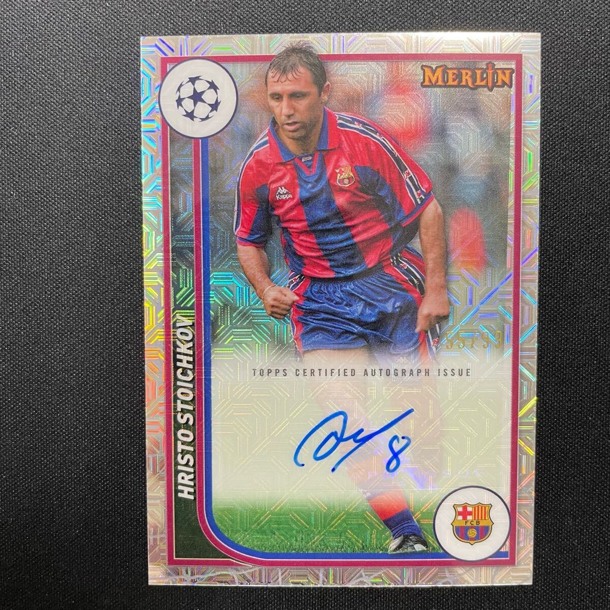 2023-24 Topps Merlin Chrome UEFA Hristo Stoichkov Auto