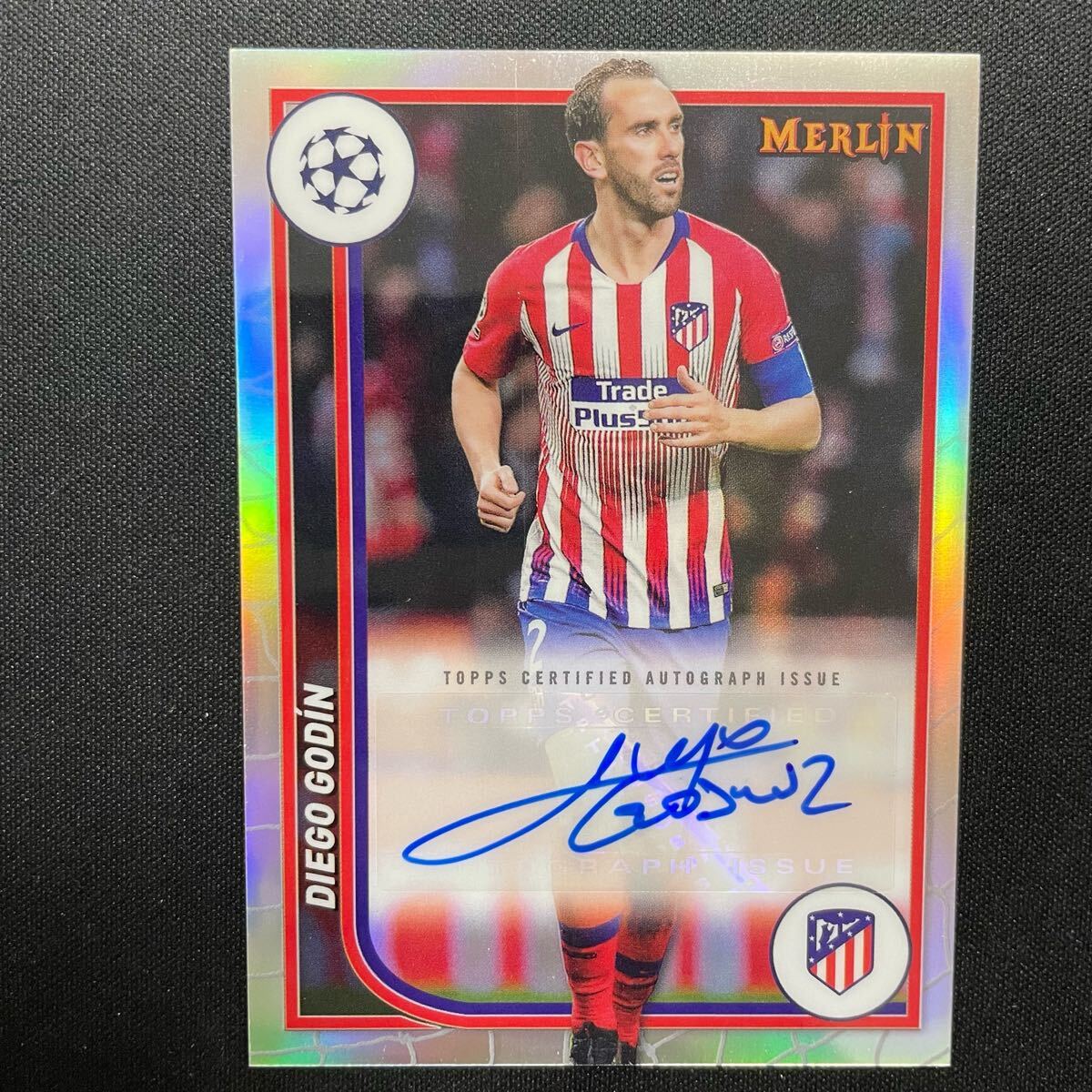 2023-24 Topps Merlin Chrome UEFA Diego Godin Auto Atletico