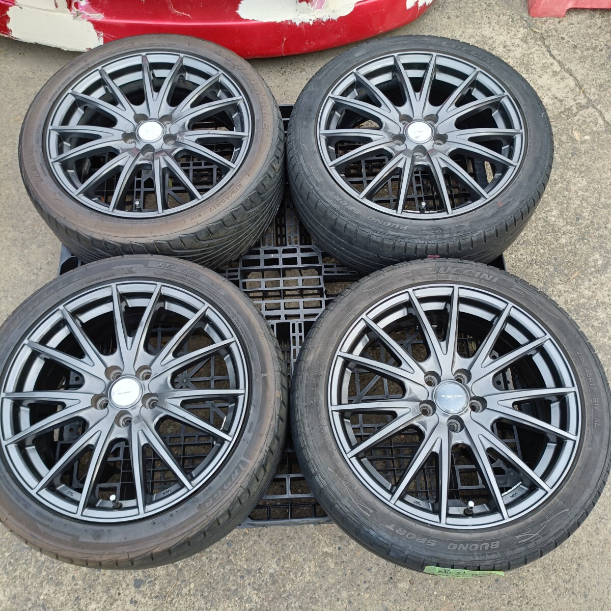MK】 プリウス ZVW30 86 BRZ インプレッサ WEDS VELVA SPORT 215 MK】 プリウス ZVW30 86 BRZ インプレッサ WEDS VELVA SPORT 215