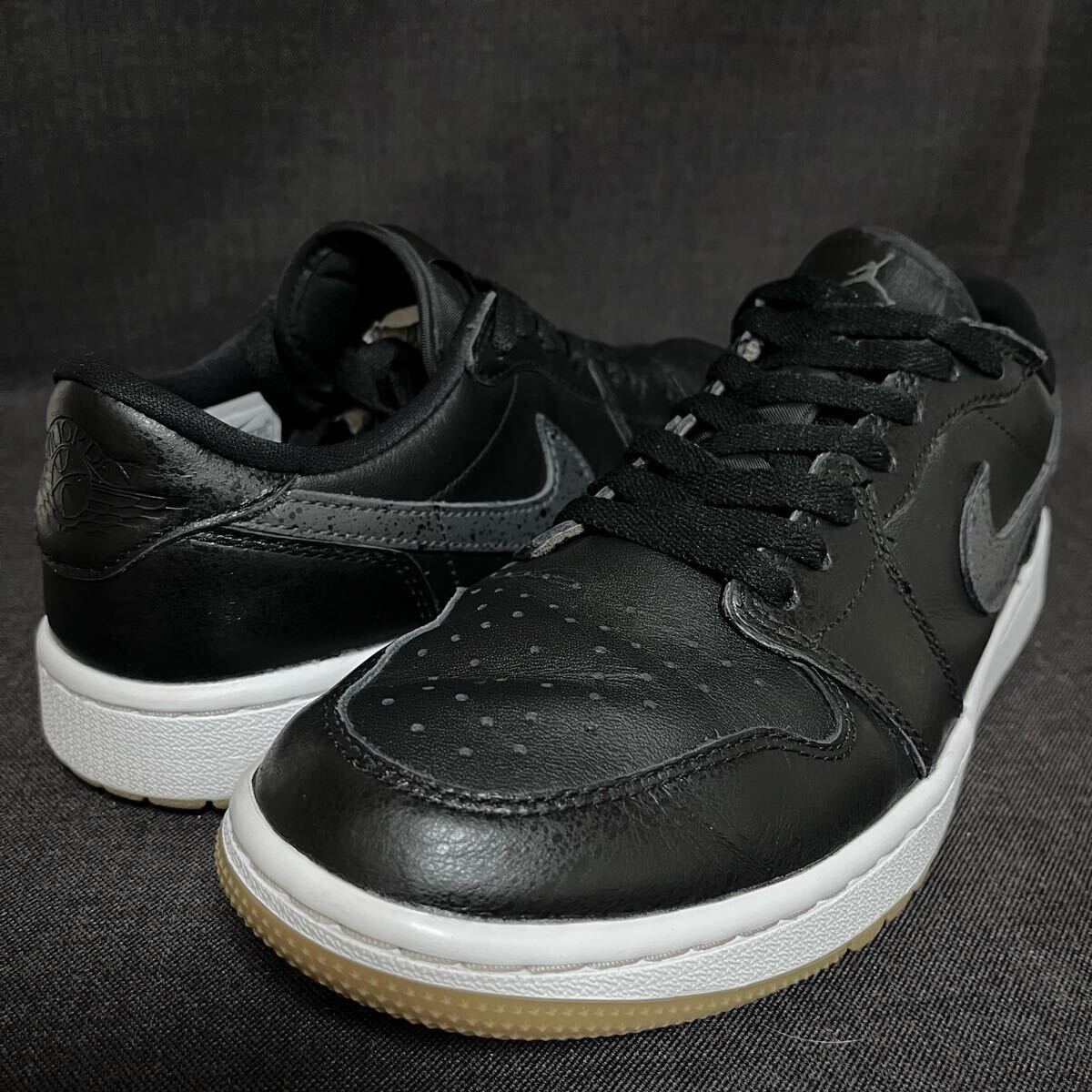 NIKE GOLF AIR JORDAN 1 LOW G BLACK GUM US8.5 26.5cm ナイキ NIKE GOLF AIR JORDAN 1 LOW G BLACK GUM US8.5 26.5cm ナイキ