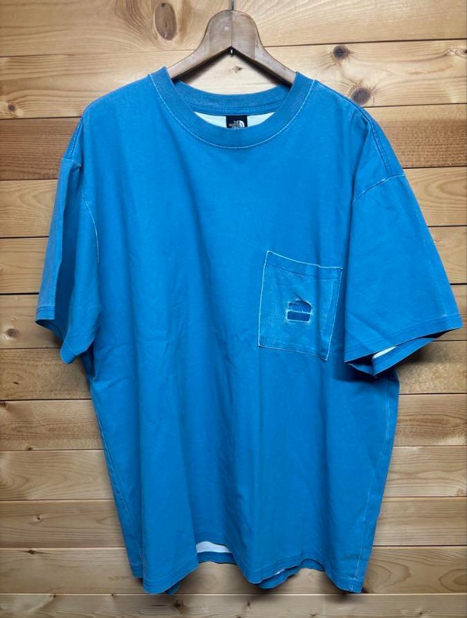 未使用 Supreme シュプリーム ノースフェイス トップス オーバーサイズ 水色 Lサイズ