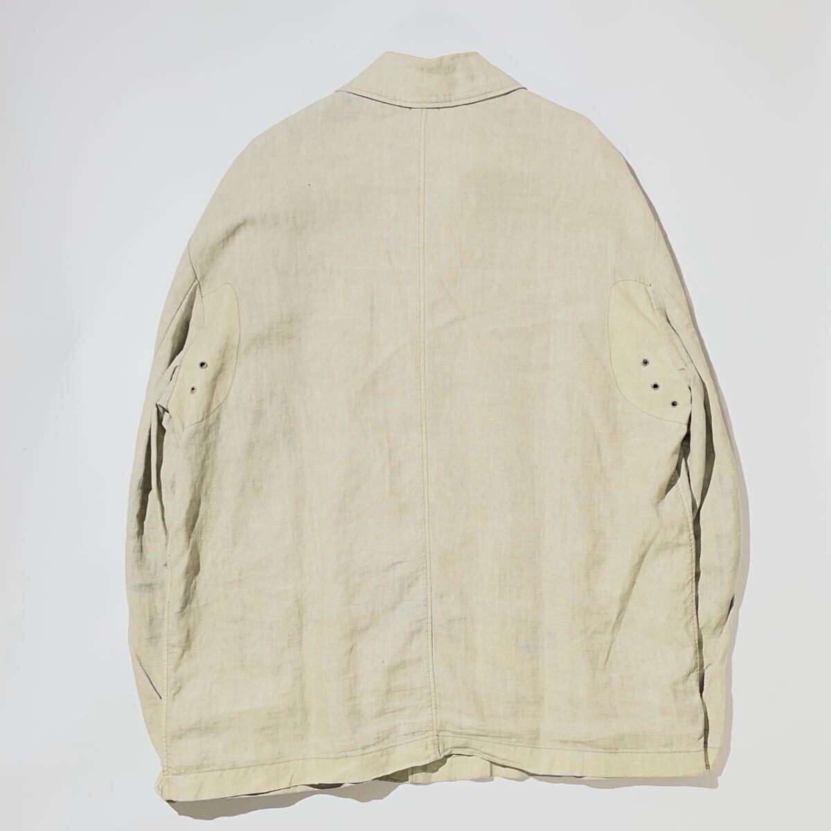 97ss STONE ISLAND Lino Flax Jacket コーティングリネンジャケット 90s グリーンエッジ マッシモオスティ ストーンアイランド ARCHIVE