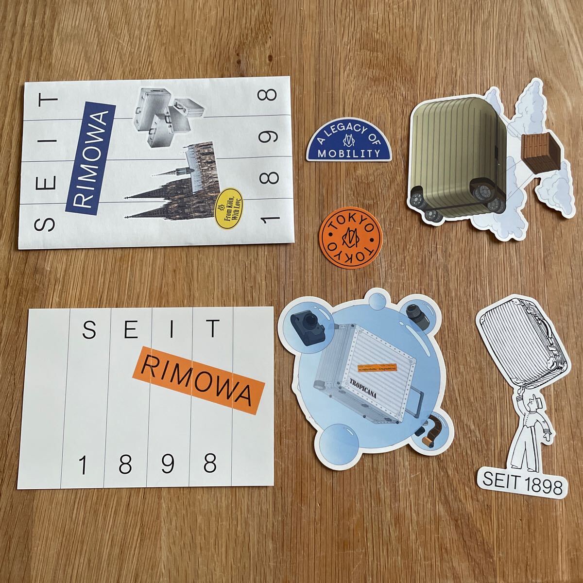 「SEIT 1898」RIMOWA125周年 アニバーサリー展 東京 ステッカー ANA 全日空