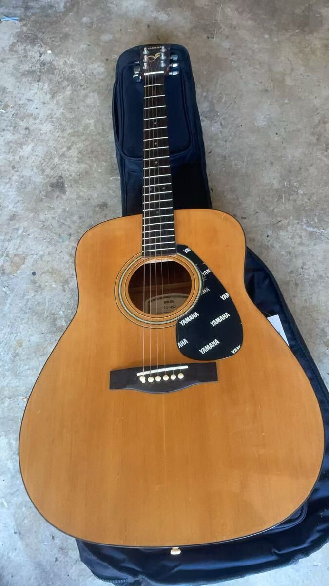 YAMAHA ヤマハ アコースティックギター FG-402 ケース付き Yahoo!オークション - YAMAHA アコースティックギター FG-402