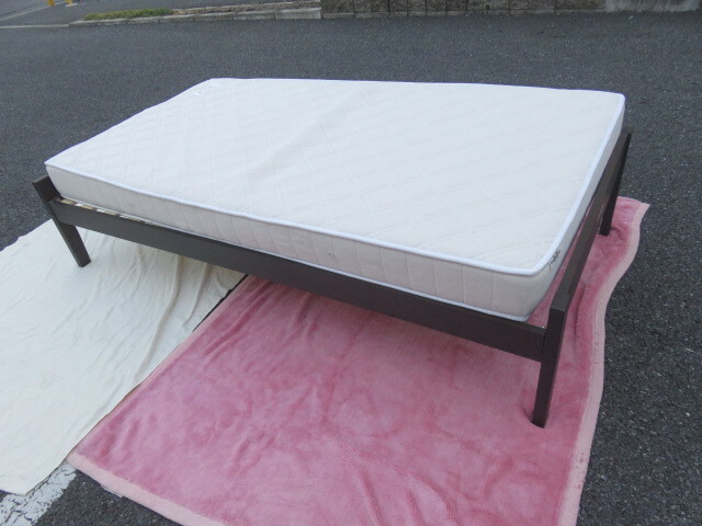 中古品 magniflex マニフレックス シングルベッド マットレスセット W100cm×D205cm oeco-tex standard 100 オコテックス イタリア