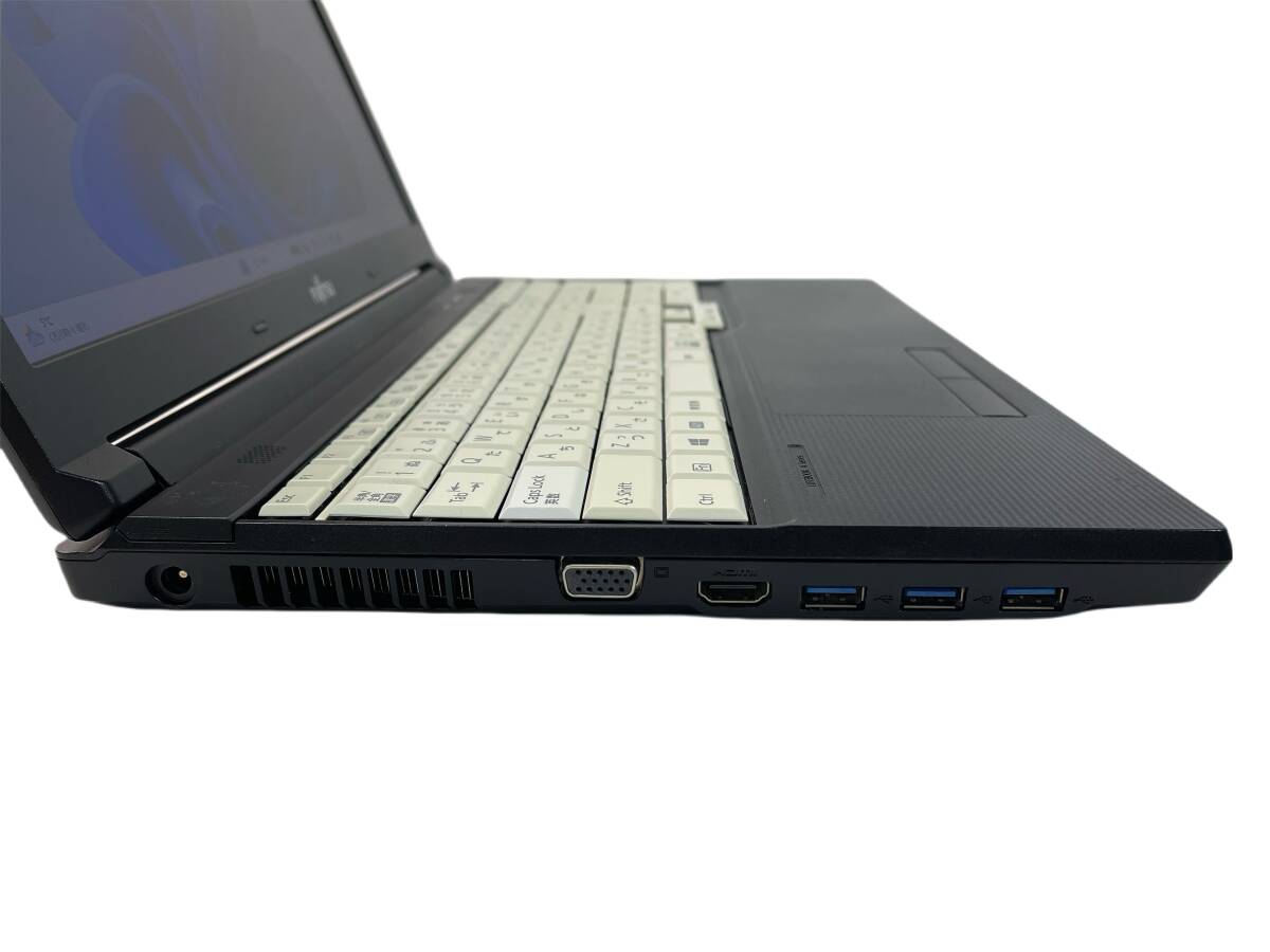 富士通 LIFEBOOK A577/R ビジネスノート Intel Core i5-7300U メモリ8GB+SSD256GB+DVD 15.6型FHD Win11 ノートパソコン A577R5-6