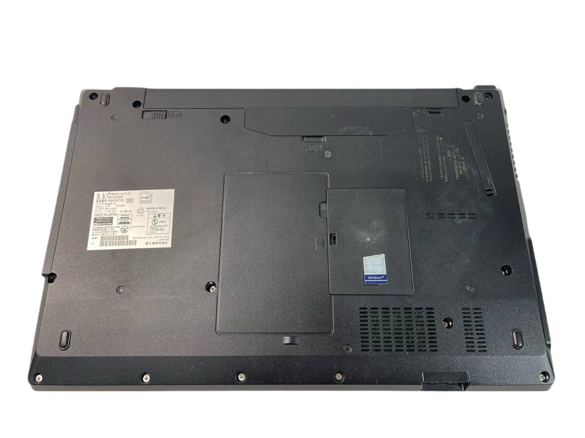 富士通 LIFEBOOK A577/R ビジネスノート Intel Core i5-7300U メモリ8GB+SSD256GB+DVD 15.6型FHD Win11 ノートパソコン A577R5-6