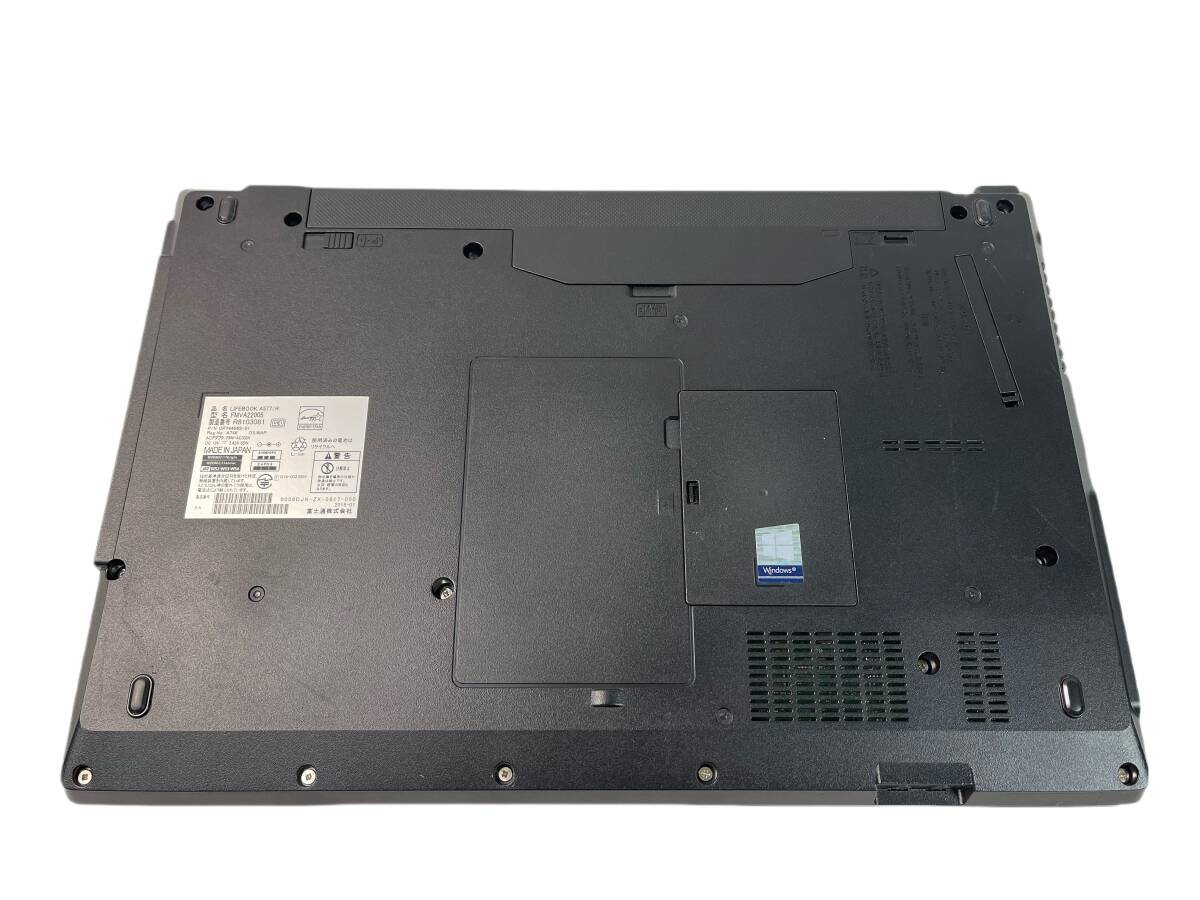 富士通 LIFEBOOK A577/R ビジネスノート Intel Core i3-7100U メモリ8GB+SSD256GB+DVD 15.6型HD Win11 ノートパソコン A577R3-3_画像6