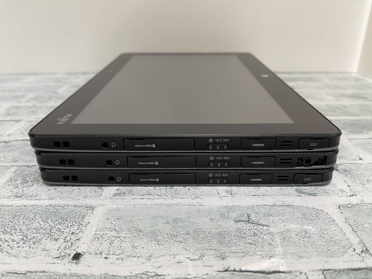 【ジャンク】富士通 ARROWS Tab Q616/P タブレット まとめ3台セット Intel Core m7-6Y75 メモリ4GB 11.6型FHD BIOS起動可 ◎1738_画像5