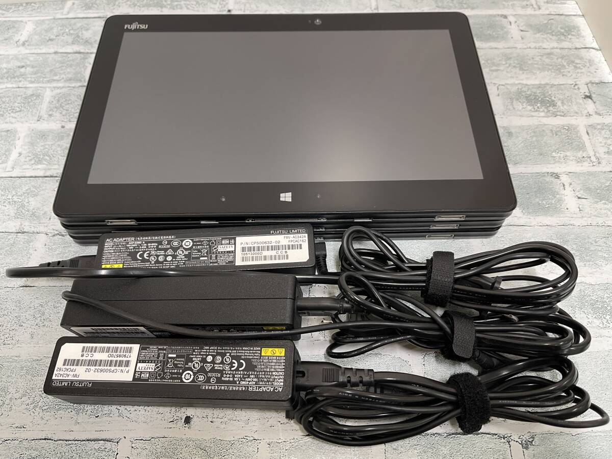 【ジャンク】富士通 ARROWS Tab Q616/P タブレット まとめ3台セット Intel Core m7-6Y75 メモリ4GB 11.6型FHD BIOS起動可 ◎1738_画像9