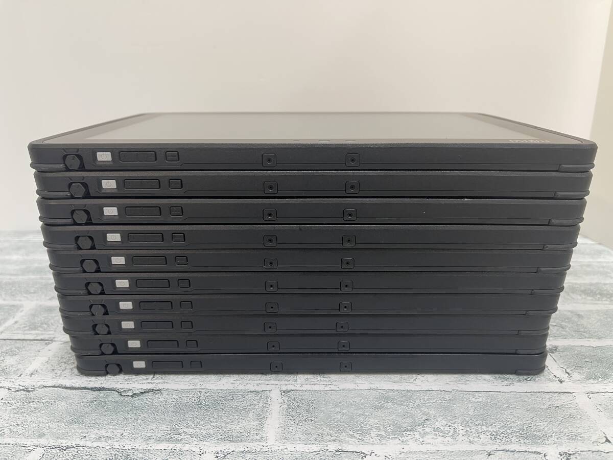 【ジャンク】富士通 ARROWS Tab Q509/VE タブレット まとめ10台セット Intel Celeron N4000 メモリ4GB 10.1型WUXGA BIOS起動可 ◎1764_画像5