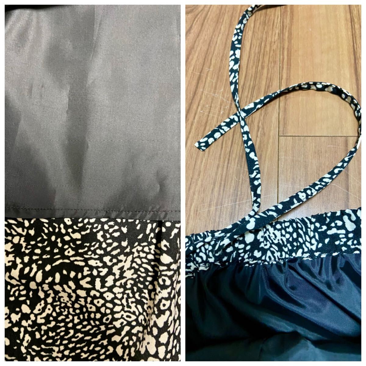 新品 アーバンリサーチ DOORS ランダム レオパードプリント スカート 定価11000円 _画像6