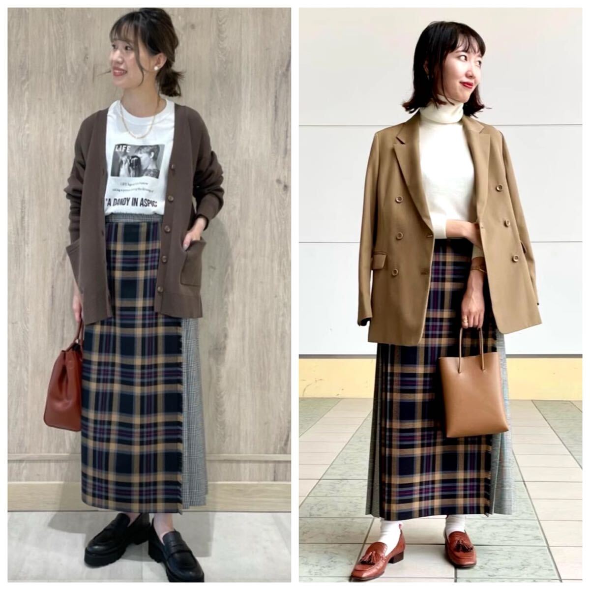 ユナイテッドアローズ別注✨オニールオブダブリン　巻きスカート　ブルー　10 別注】＜O'NEIL of DUBLIN＞スカート スカート｜ Exclusives