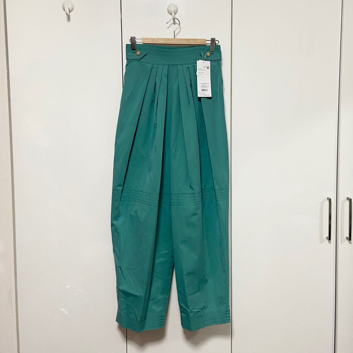 新品 ナノユニバース マルチタック バレルパンツ 定価23100円 サイズⅡ 38 M