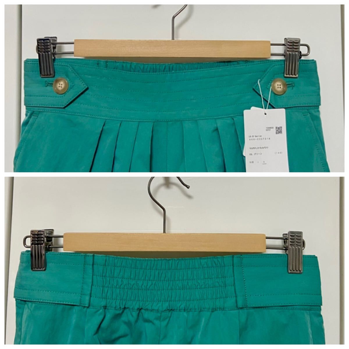 新品 ナノユニバース マルチタック バレルパンツ 定価23100円 サイズⅡ 38 M