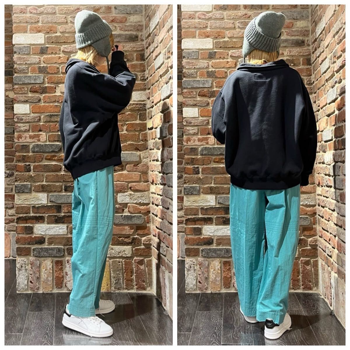 新品 ナノユニバース マルチタック バレルパンツ 定価23100円 サイズⅡ 38 M