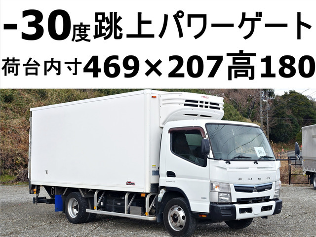 :平成29年 三菱ふそう キャンター -30度低温冷蔵冷凍跳上パワーゲート1tワイドロング