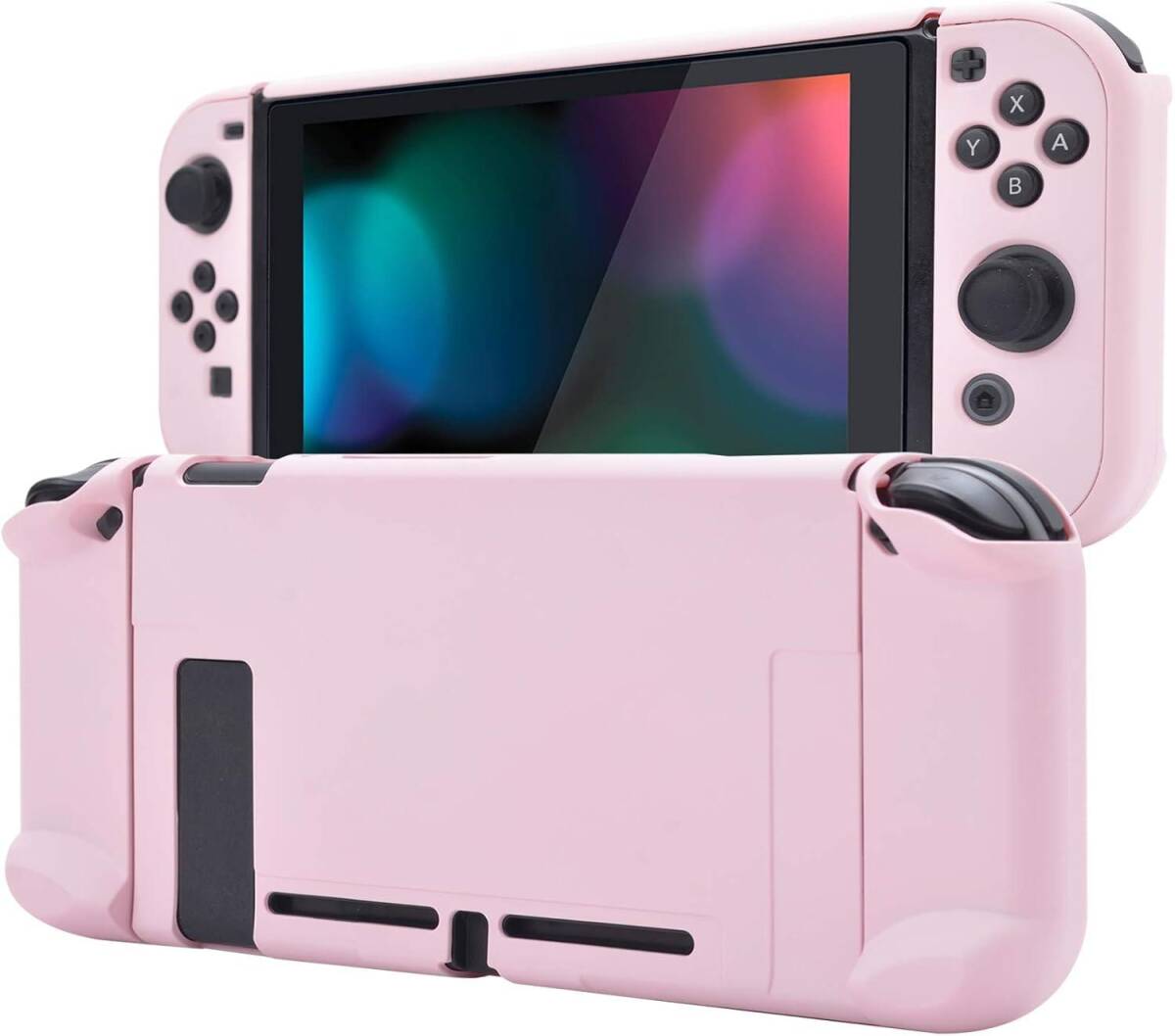 eXtremeRate PlayVital Switchコンソールに対応するバックカバー、分割デザインでNS Joyconハンドヘ