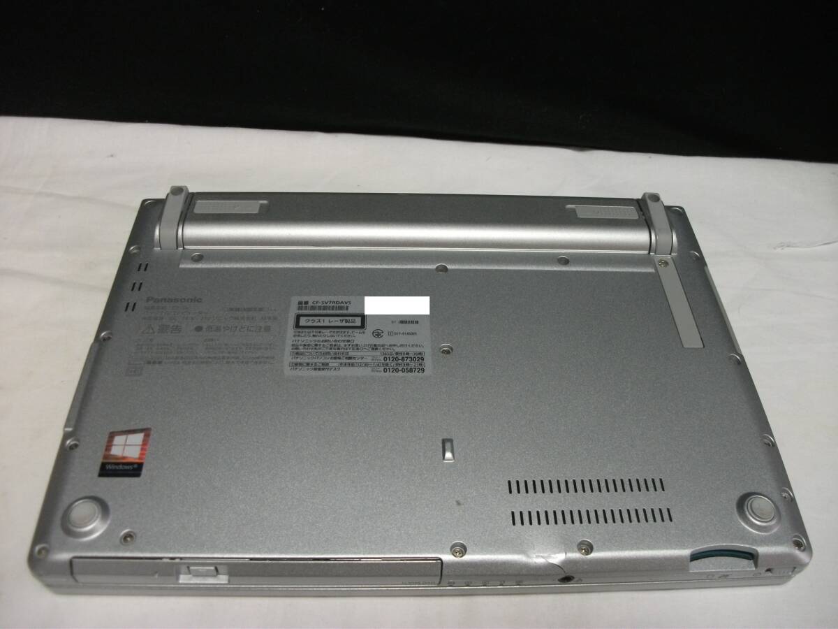 Win11 Panasonic Let's note CF-SV7RDAVS/Corei5/8GBメモリ+SSD256GB/マルチ/Office2021(423)