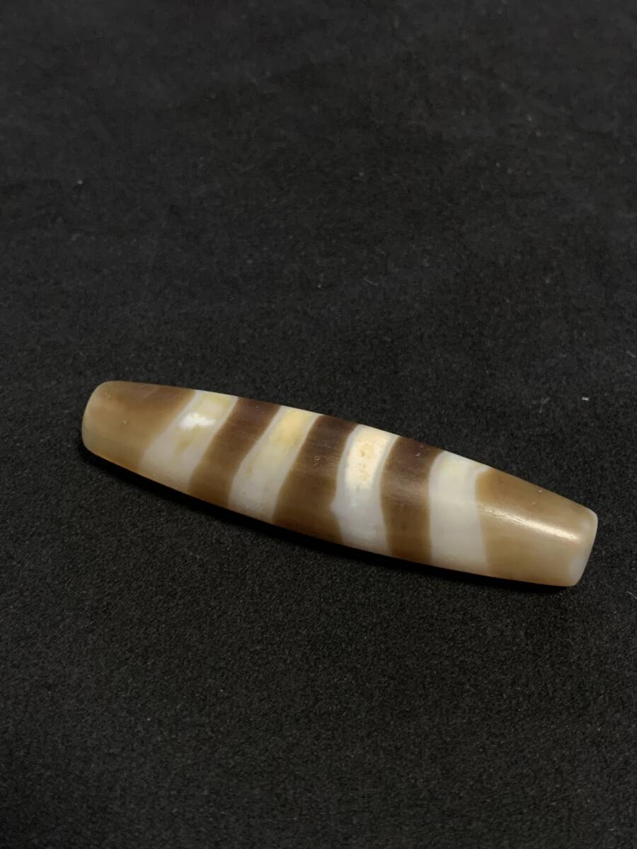 Dzi Beads ジービーズ 天珠 チベタン チベット 4 line Chung dZi チュンジー 線珠