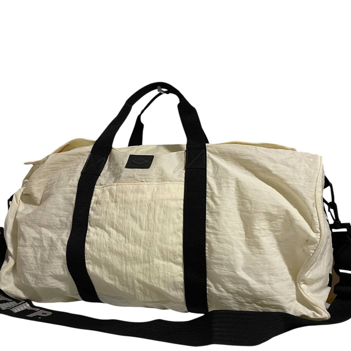 !_1 иен ~ * дешевый старт * TIGER нейлон белый Logo сумка "Boston bag" дорожная сумка путешествие сумка большая вместимость мужской женский бизнес 