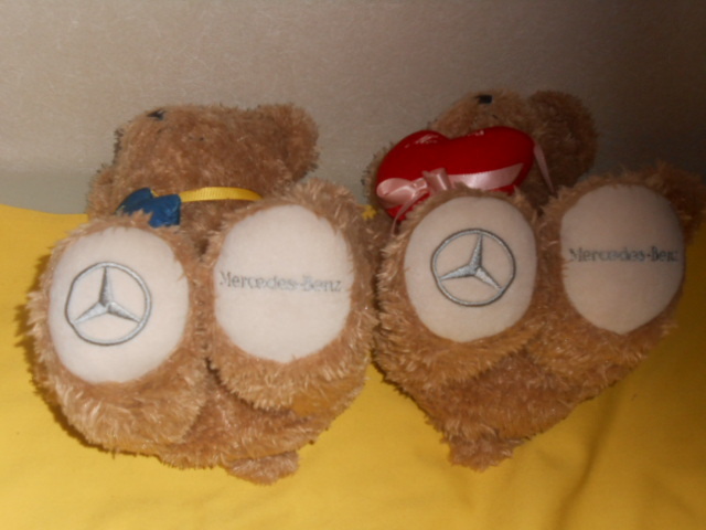  сервис быстрое решение * Mercedes Benz плюшевый мишка мягкая игрушка пара примерно 30.!