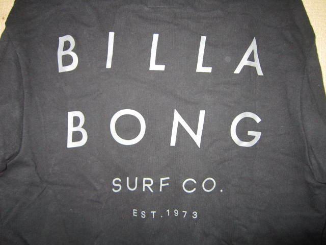 超レア！ BILLABONG SURF CO. ビラボン サーフ デカロゴ スウェット トレーナー 黒 S サーファー サーフィン