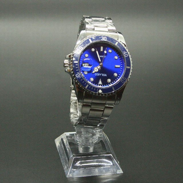◆◇◆ SALE ◆◇◆ 新品 ミリタリー ビジネス 腕時計 青 ブルー 30m 防水 日付 軽量