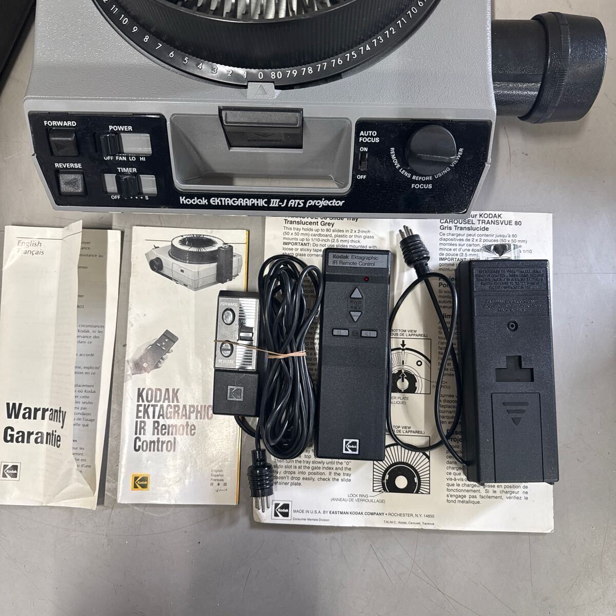 Kodakコダック エクタグラフィック 3 スライド プロジェクター Kodakコダック エクタグラフィック 3 スライド プロジェクター