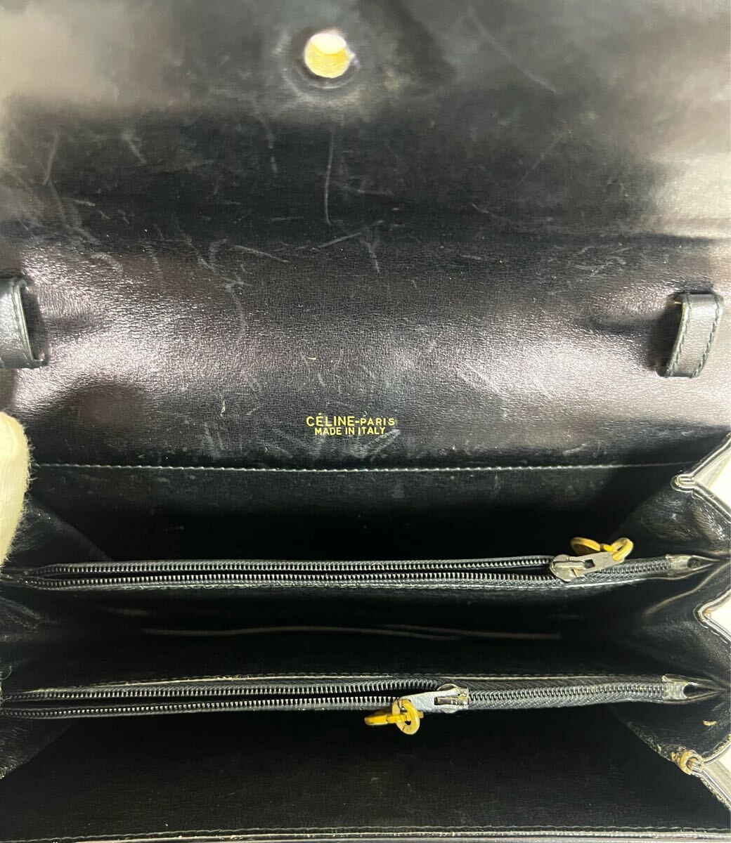 CELINE セリーヌ】ショルダーバッグ 馬車金具 ショルダー CELINE セリーヌ】ショルダーバッグ 馬車金具 ショルダー
