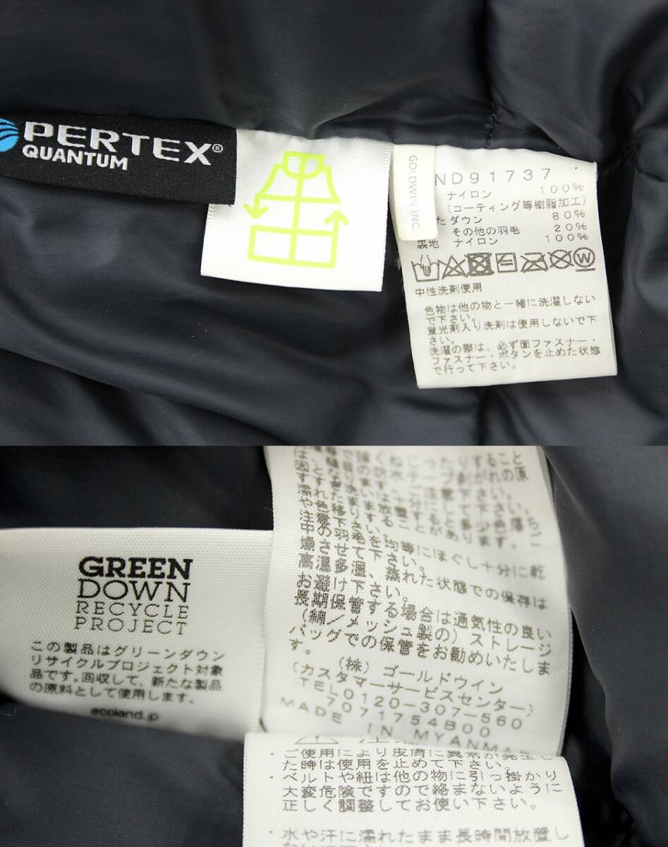 THE NORTH FACE/ザ?ノースフェイス マウンテンダウンジャケット ND91737 P/ピート GORE-TEX