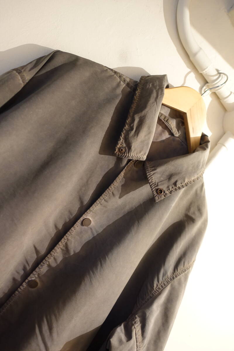  Number Nine VINTAGE DIRTY DYED COACH JACKET Vintage окраска водоотталкивающий жесткий ta коуч жакет после окраска пятно окраска обычная цена 49500 иен 