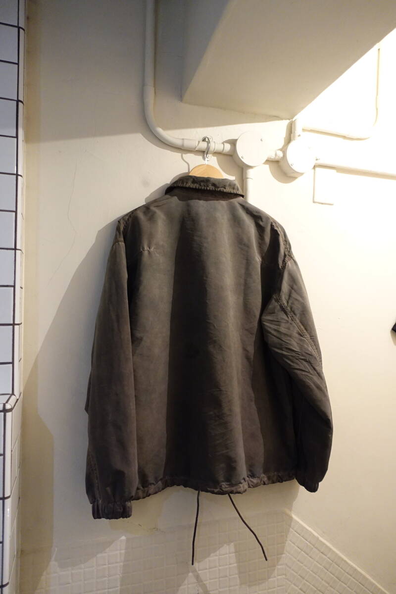  Number Nine VINTAGE DIRTY DYED COACH JACKET Vintage окраска водоотталкивающий жесткий ta коуч жакет после окраска пятно окраска обычная цена 49500 иен 